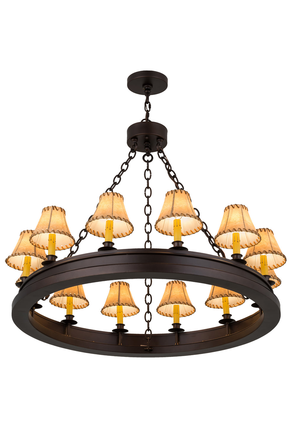 Meyda Tiffany - 172680 - 12 Light Chandelier - Sullivan Ranch - Mahogany Bronze