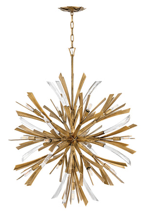 Fredrick Ramond - FR40905BNG - LED Chandelier - Vida - Burnished Gold