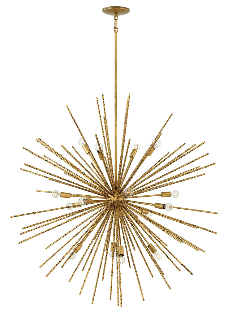 Fredrick Ramond - FR43016BNG - LED Chandelier - Tryst - Burnished Gold