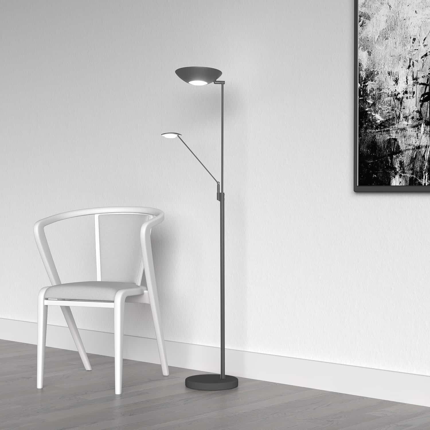 Dainolite Ltd - 170LEDF-BK - LED Floor Lamp - Black