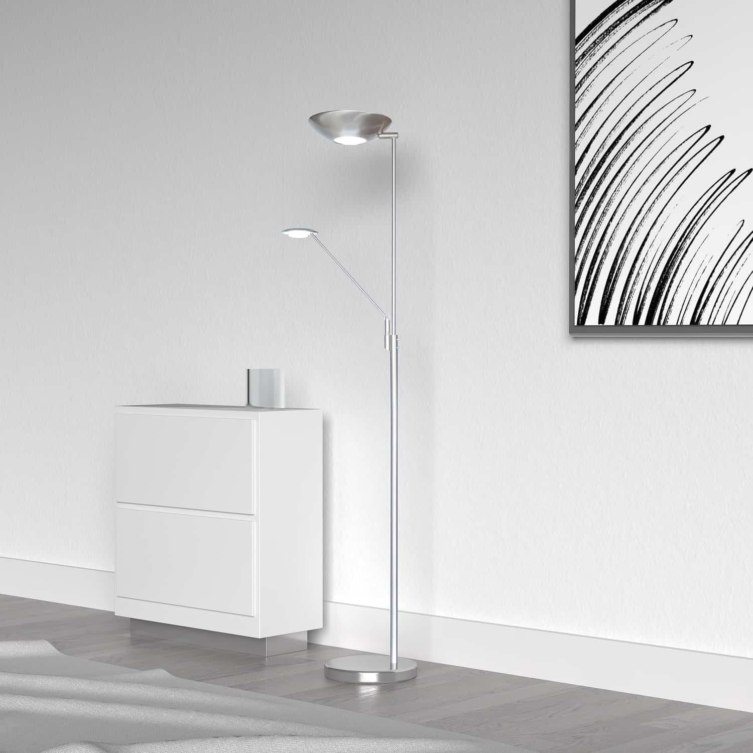 Dainolite Ltd - 170LEDF-SC - LED Floor Lamp - Satin Chrome