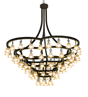 Meyda Tiffany - 194317 - LED Chandelier - Cretella - Solar Black