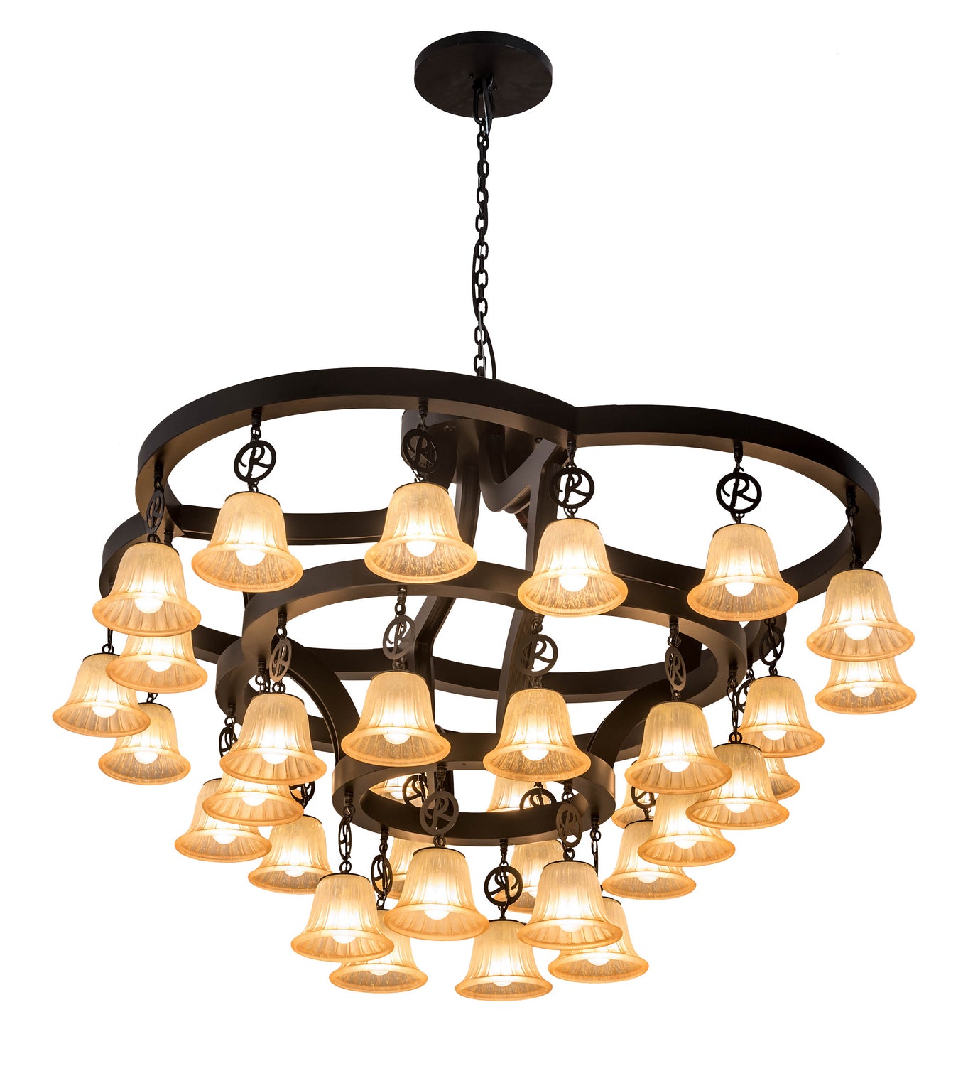 Meyda Tiffany - 197782 - 34 Light Chandelier - Cretella - Solar Black