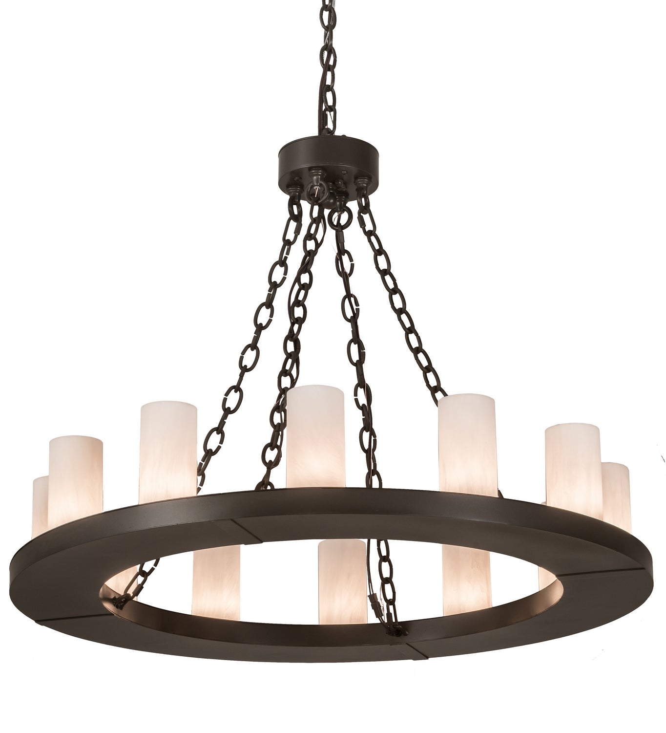 Meyda Tiffany - 200142 - 12 Light Chandelier - Loxley - Timeless Bronze