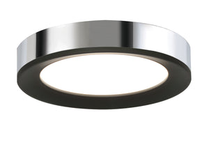 AFX Lighting - AAF162600L30D1BKPC - LED Flush Mount - Alta - Black and Polished Chrome