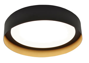 AFX Lighting - RVF121400L30D1BKGD - LED Flush Mount - Reveal - Black and Gold