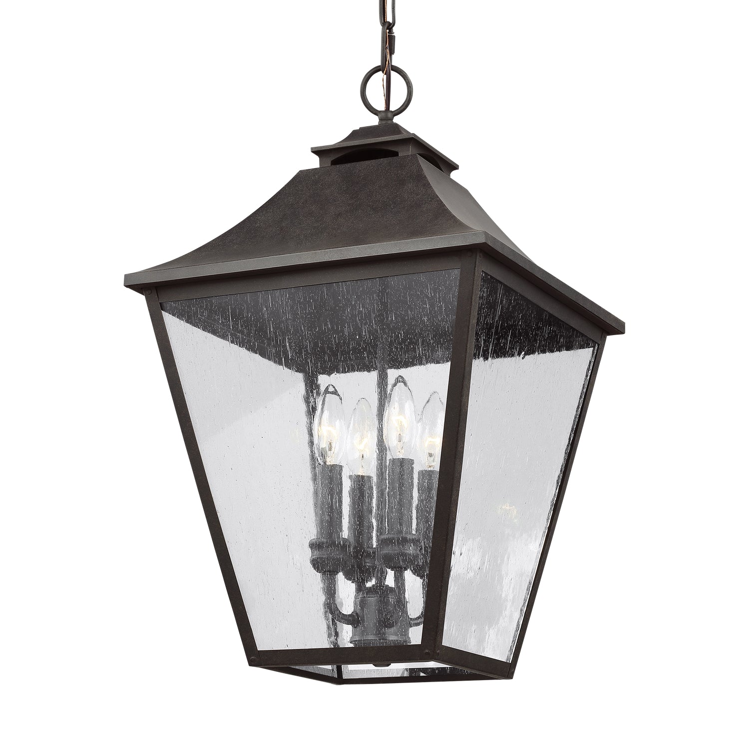 Visual Comfort Studio - OL14408SBL - Four Light Pendant - Galena - Sable