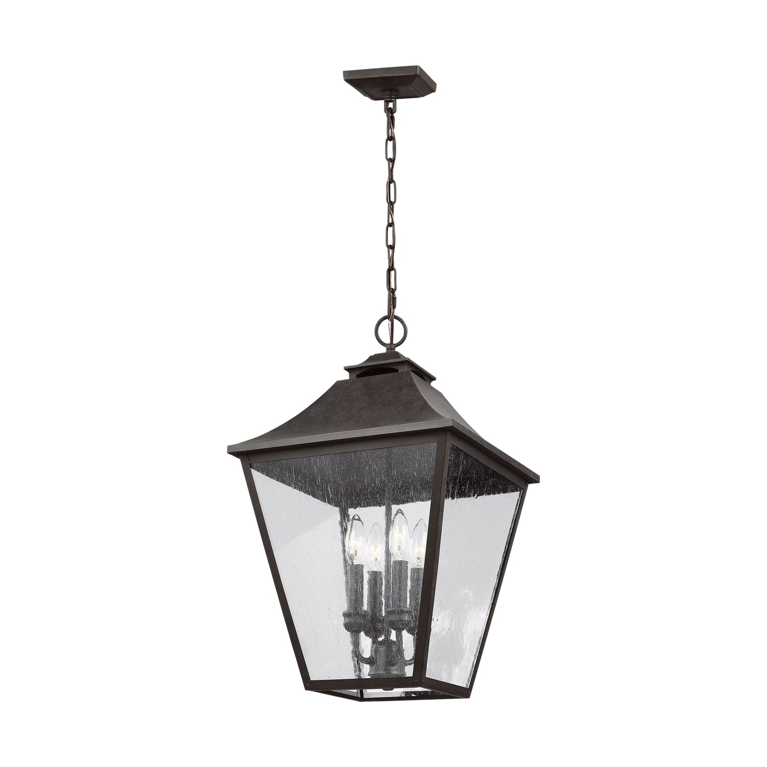 Visual Comfort Studio - OL14408SBL - Four Light Pendant - Galena - Sable