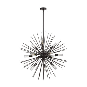 Visual Comfort Studio - OLF3296/12ORB - 12 Light Outdoor Chandelier - Hilo - Oil Rubbed Bronze