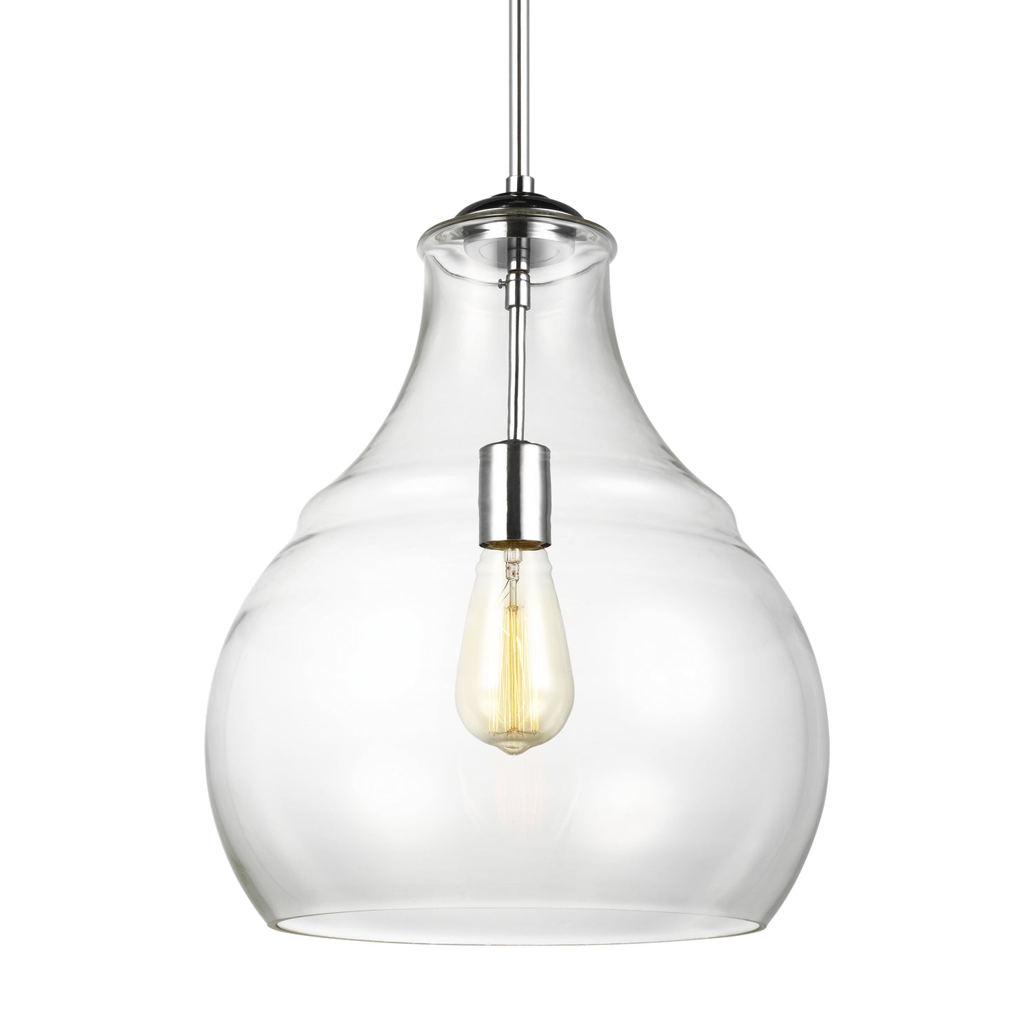 Visual Comfort Studio - P1483CH - One Light Pendant - Zola - Chrome