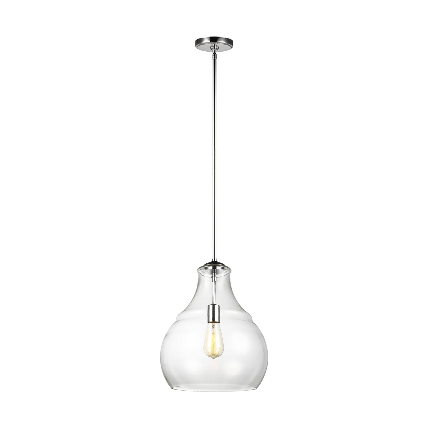 Visual Comfort Studio - P1483CH - One Light Pendant - Zola - Chrome