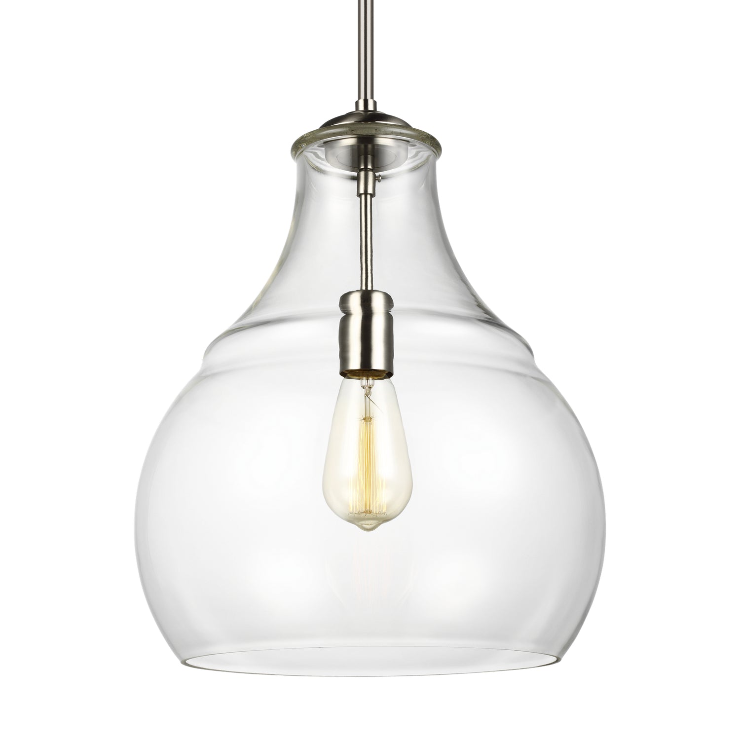 Visual Comfort Studio - P1483SN - One Light Pendant - Zola - Satin Nickel