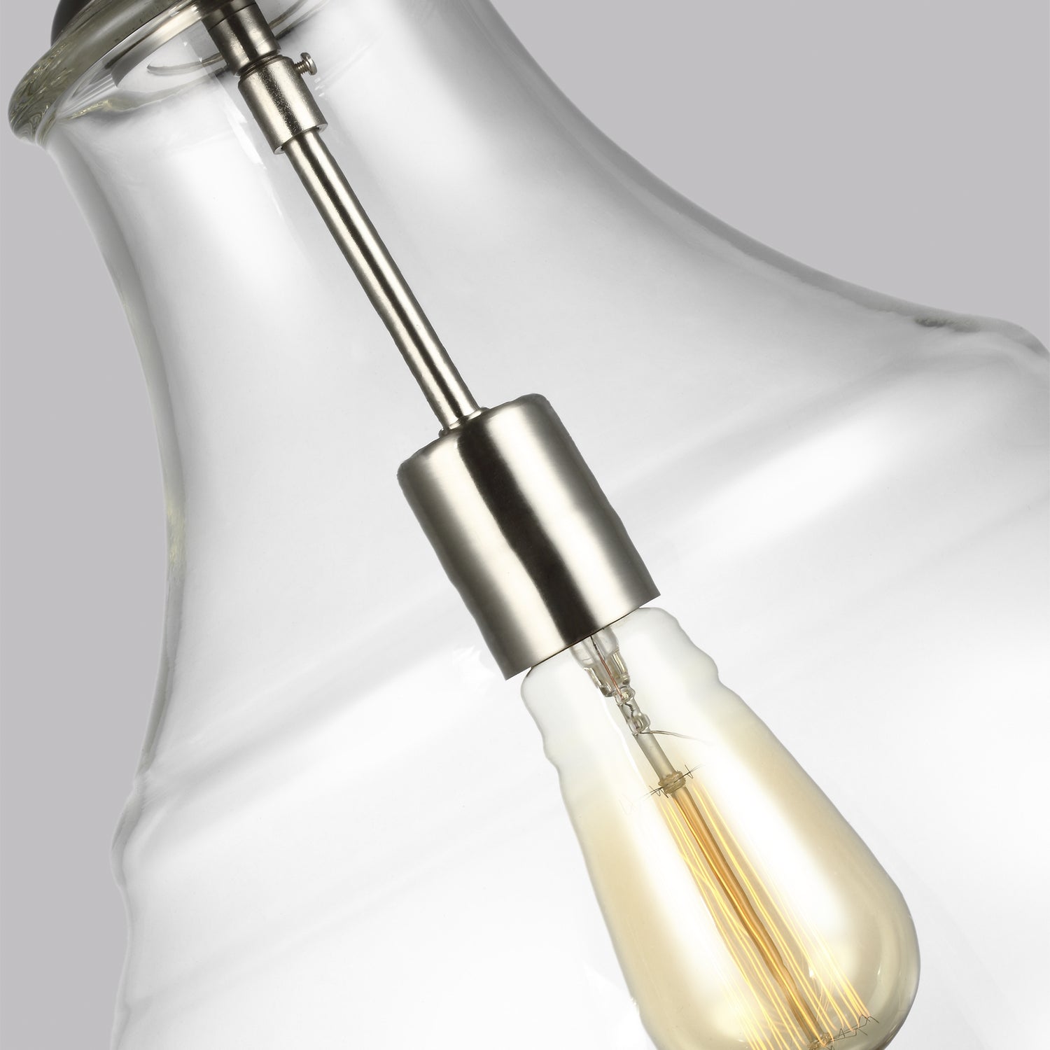 Visual Comfort Studio - P1483SN - One Light Pendant - Zola - Satin Nickel