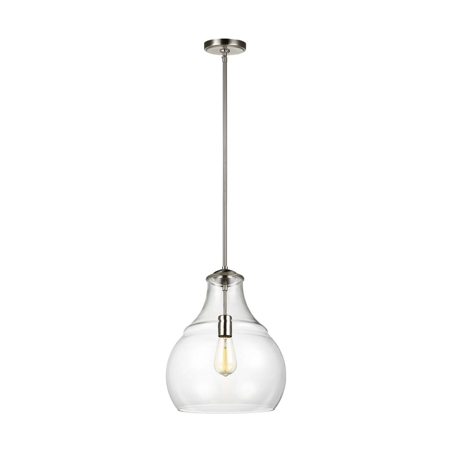 Visual Comfort Studio - P1483SN - One Light Pendant - Zola - Satin Nickel