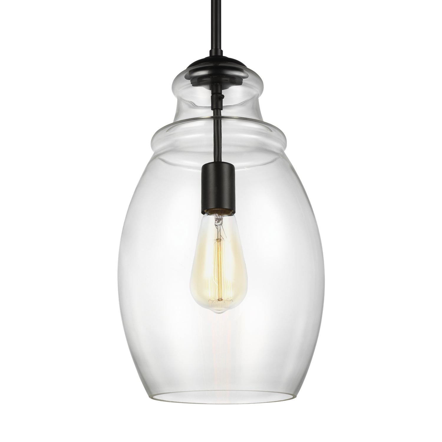 Generation Lighting. - P1484ORB - One Light Pendant - Marino - Oil Rubbed Bronze