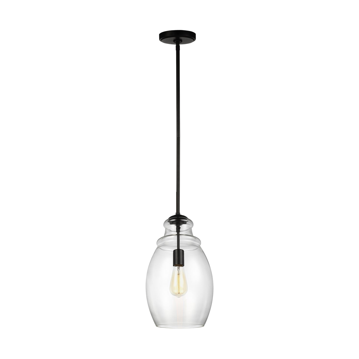 Generation Lighting. - P1484ORB - One Light Pendant - Marino - Oil Rubbed Bronze