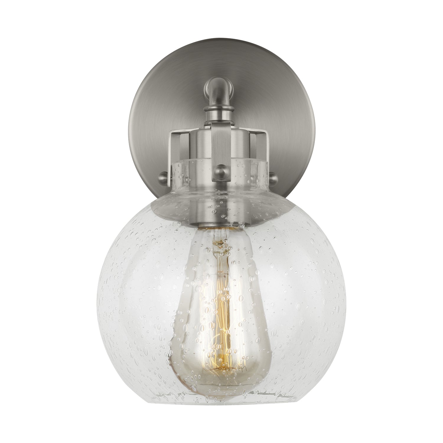 Visual Comfort Studio - VS24401SN - One Light Wall Sconce - Clara - Satin Nickel