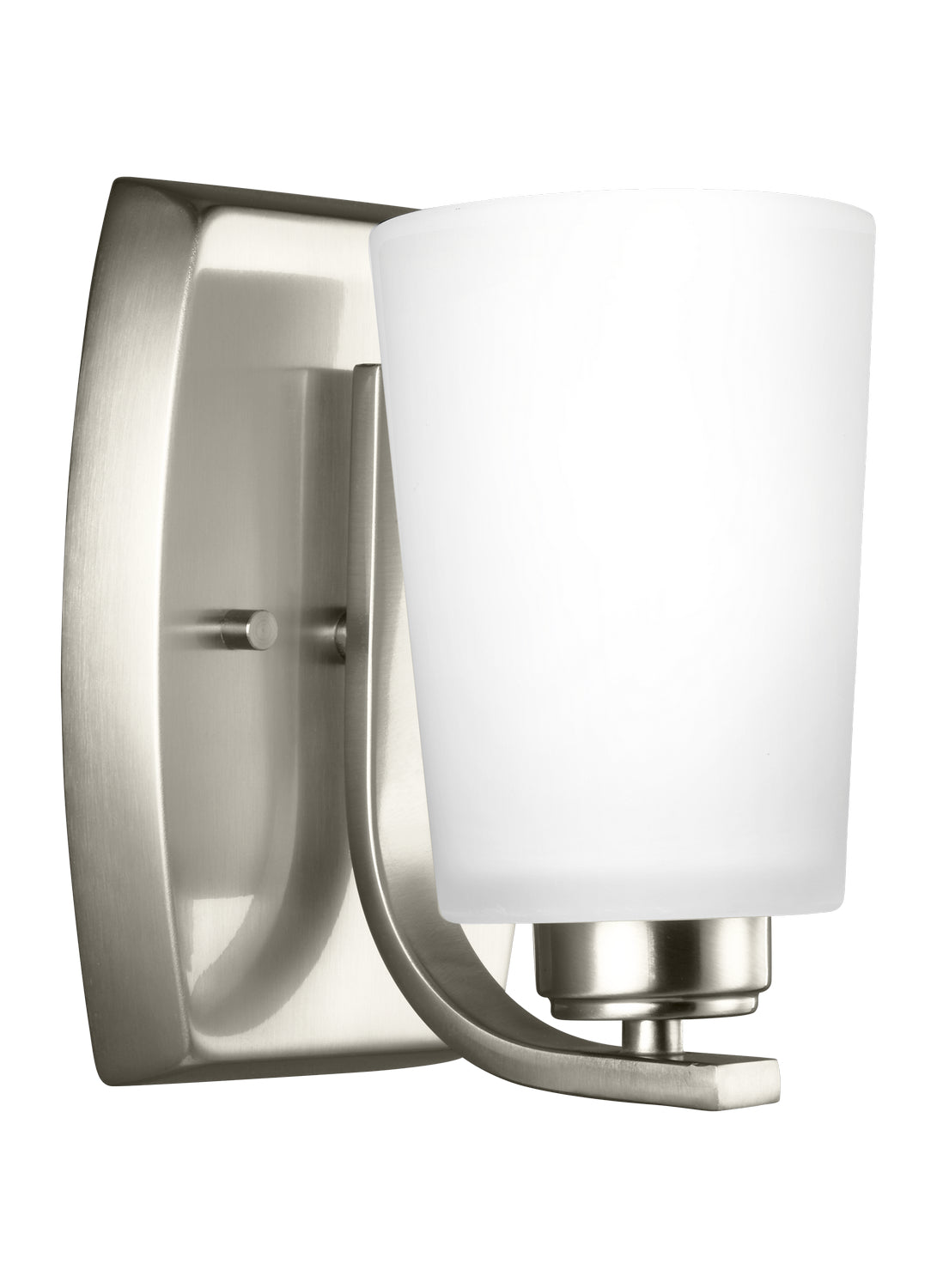 Generation Lighting. - 4128901-962 - One Light Wall / Bath Sconce - Franport - Brushed Nickel