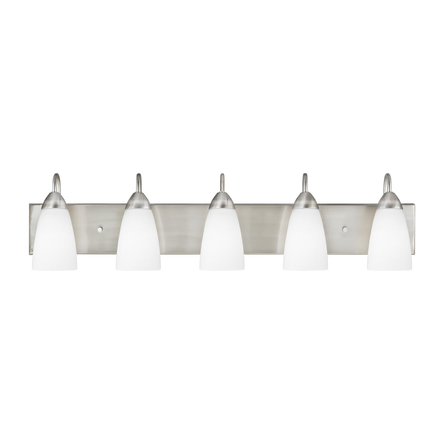 Generation Lighting. - 4420205-962 - Five Light Wall / Bath - Seville - Brushed Nickel