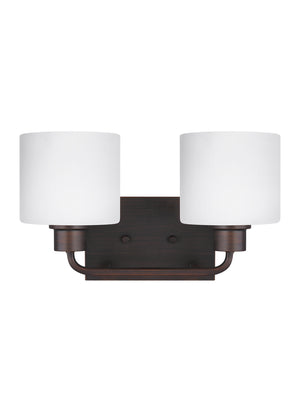 Generation Lighting. - 4428802-710 - Two Light Wall / Bath - Canfield - Bronze