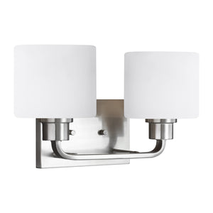 Generation Lighting. - 4428802EN3-962 - Two Light Wall / Bath - Canfield - Brushed Nickel