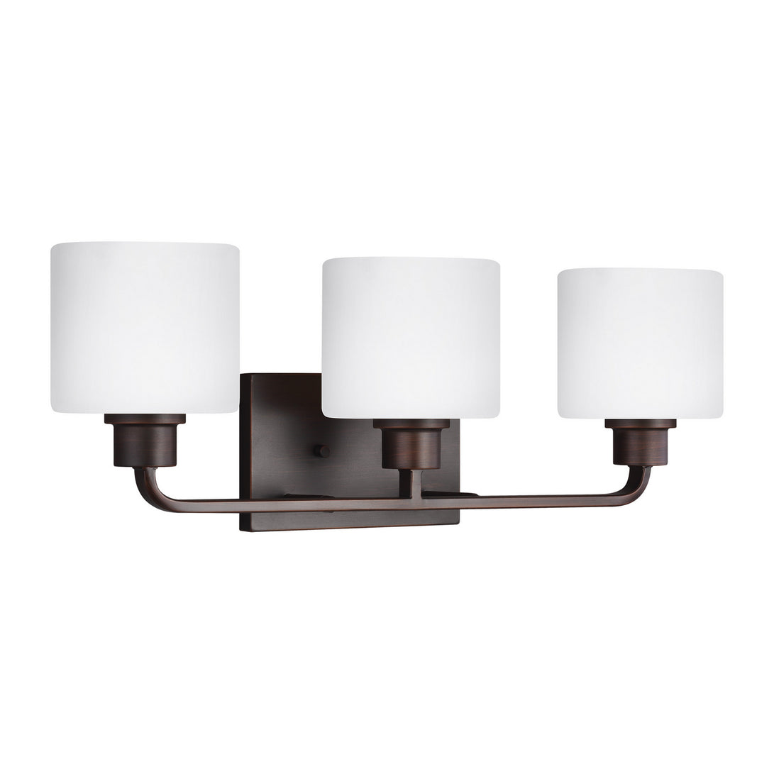 Generation Lighting. - 4428803-710 - Three Light Wall / Bath - Canfield - Bronze