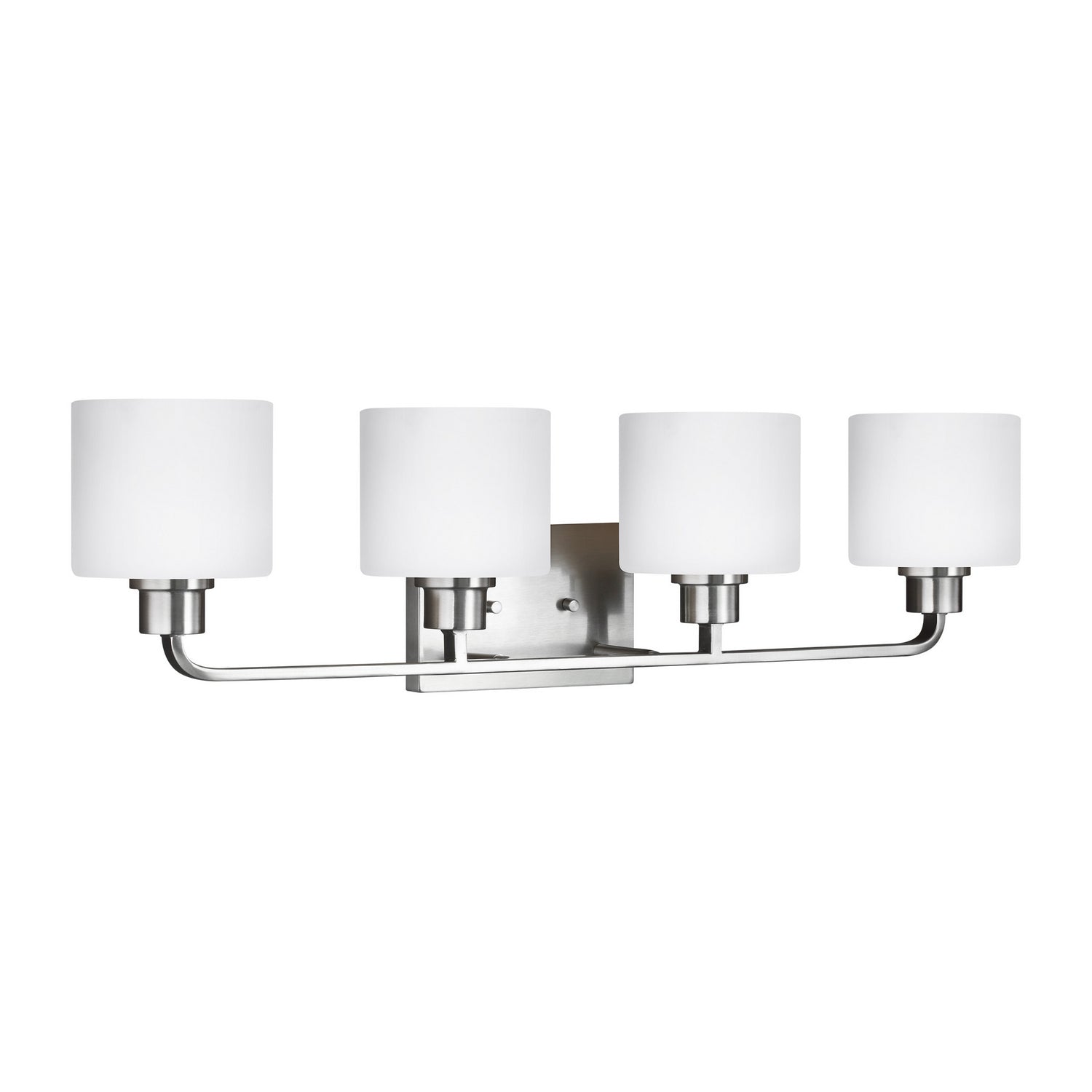 Generation Lighting. - 4428804-962 - Four Light Wall / Bath - Canfield - Brushed Nickel