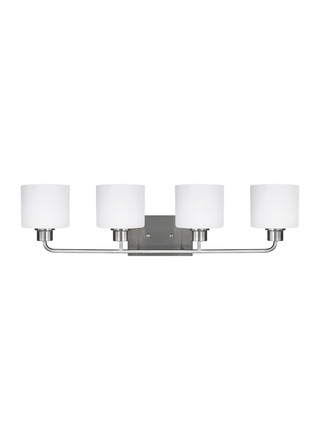 Generation Lighting. - 4428804-962 - Four Light Wall / Bath - Canfield - Brushed Nickel