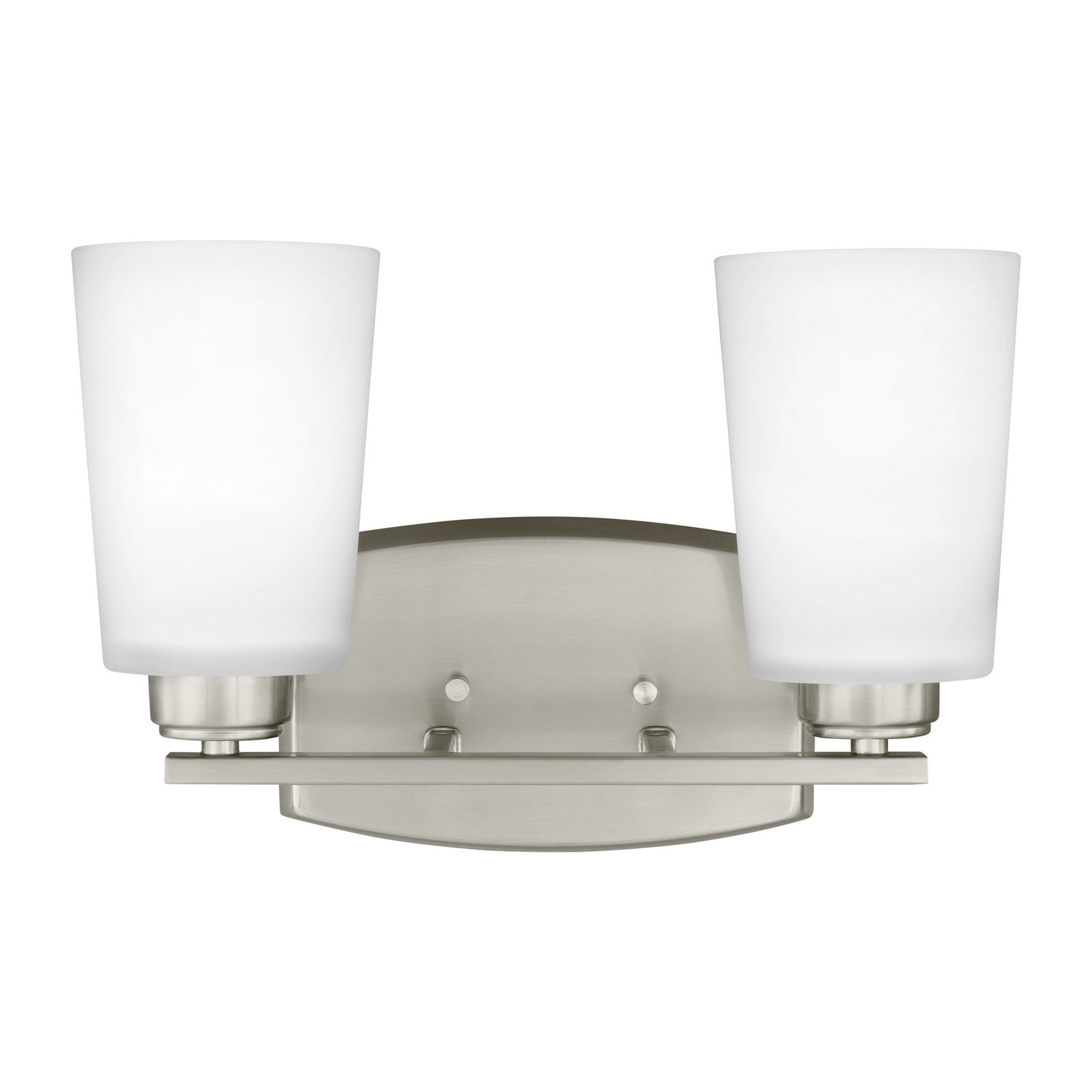 Generation Lighting. - 4428902-962 - Two Light Wall / Bath - Franport - Brushed Nickel