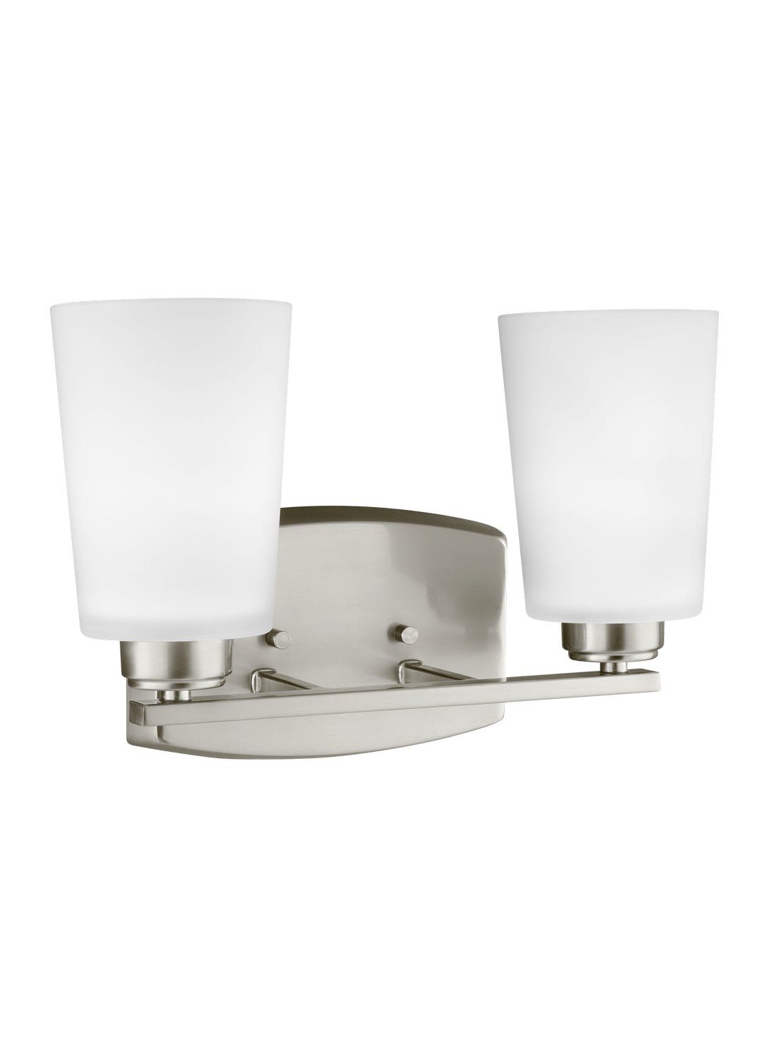 Generation Lighting. - 4428902-962 - Two Light Wall / Bath - Franport - Brushed Nickel