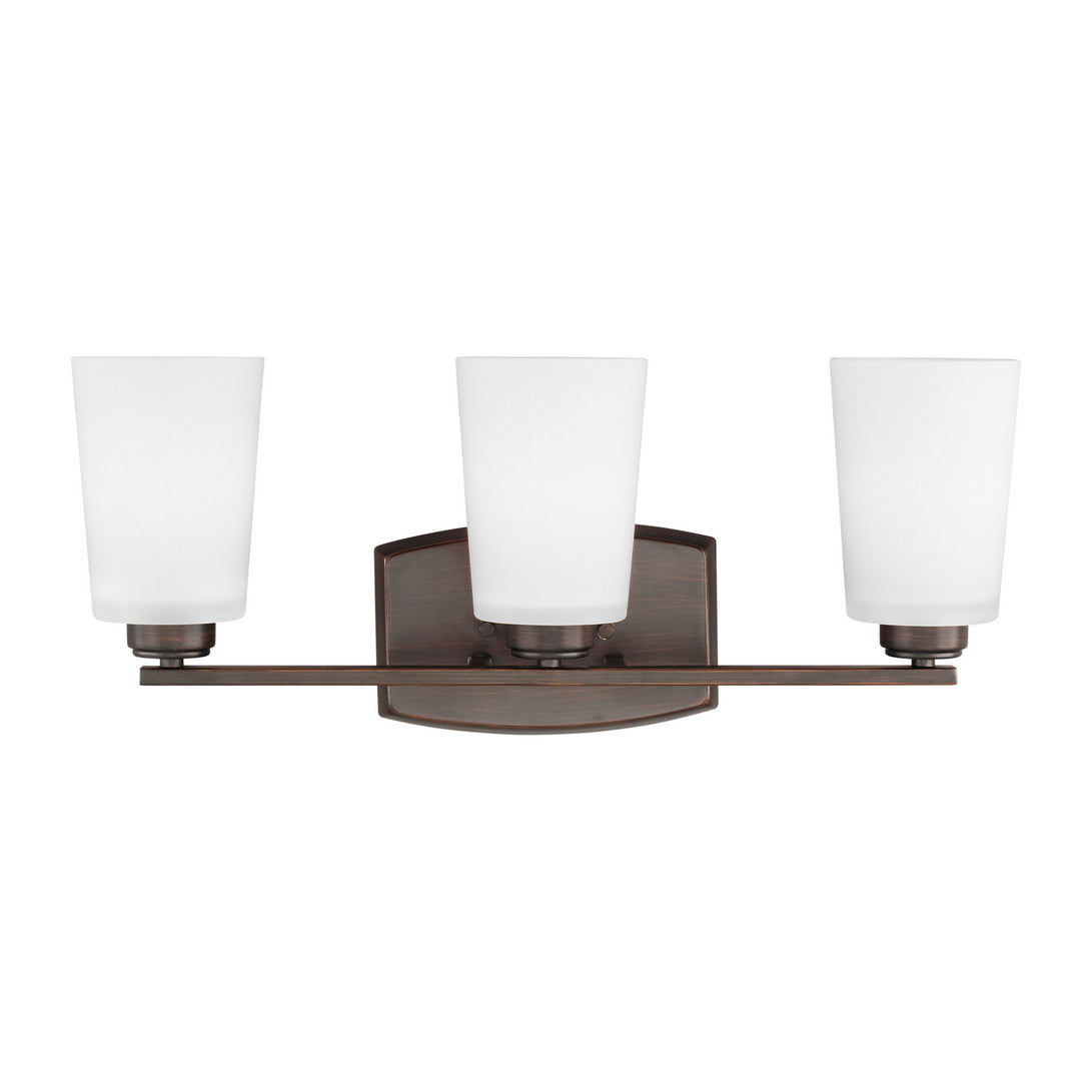 Generation Lighting. - 4428903-710 - Three Light Wall / Bath - Franport - Bronze