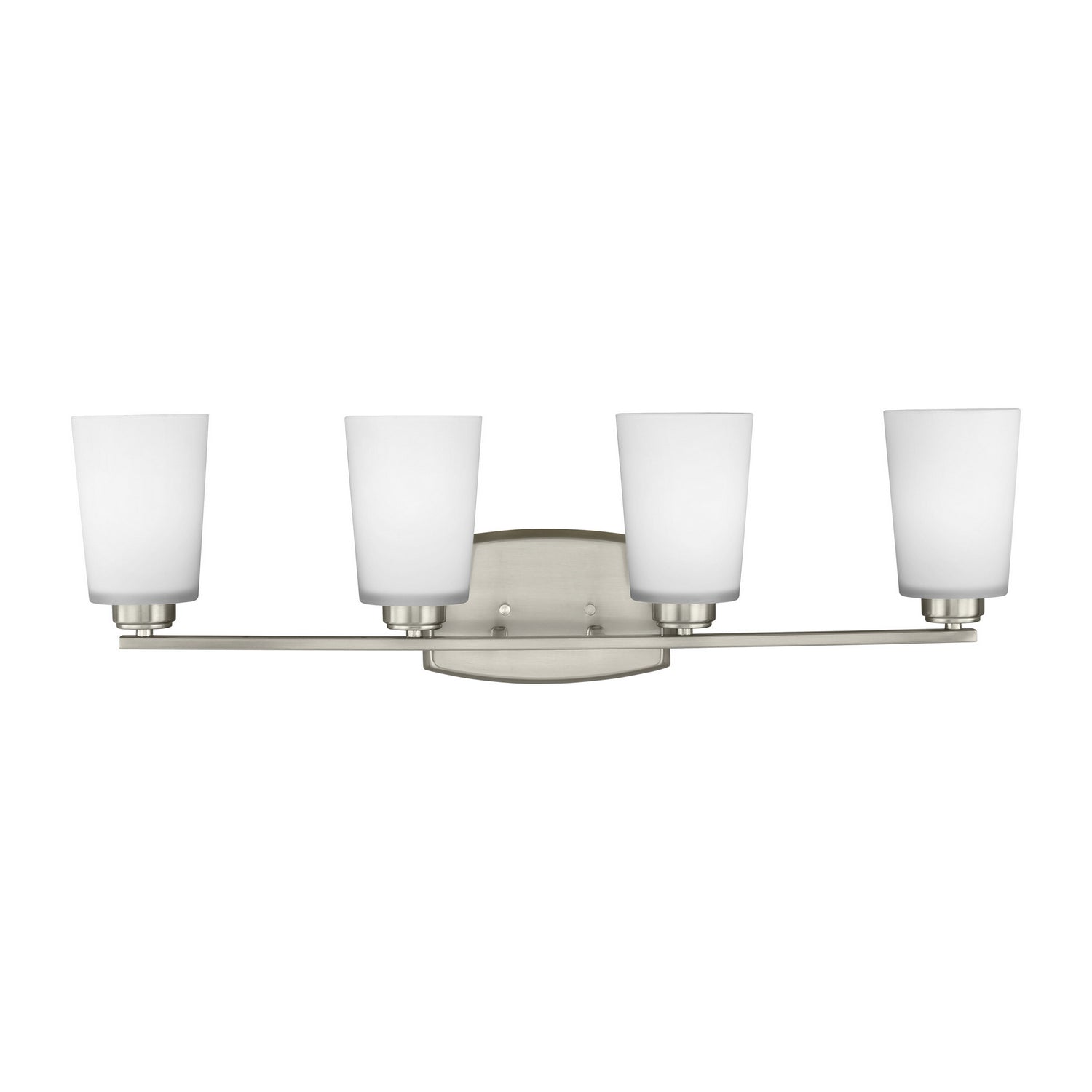 Generation Lighting. - 4428904-962 - Four Light Wall / Bath - Franport - Brushed Nickel