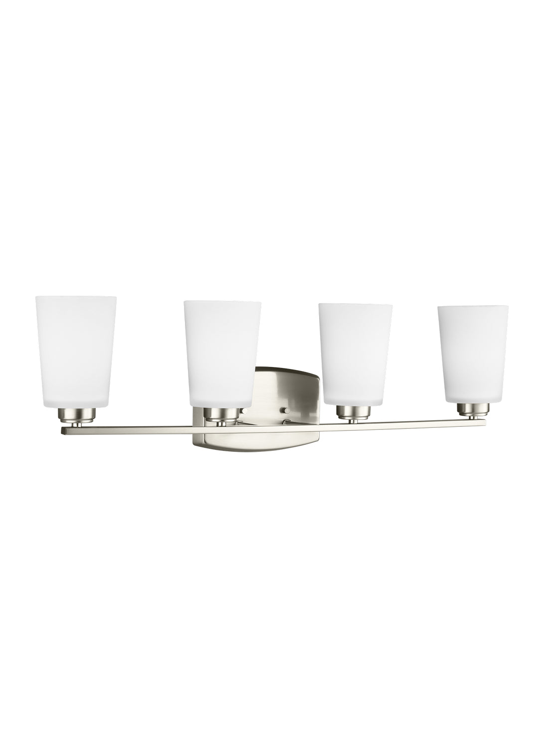 Generation Lighting. - 4428904-962 - Four Light Wall / Bath - Franport - Brushed Nickel