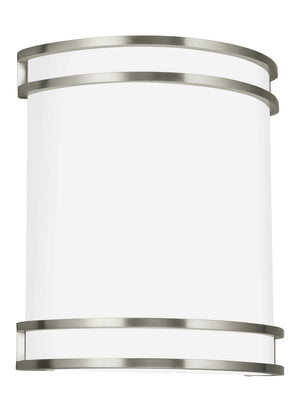 Generation Lighting. - 4933593S-962 - LED Wall / Bath Sconce - Ravel - Brushed Nickel