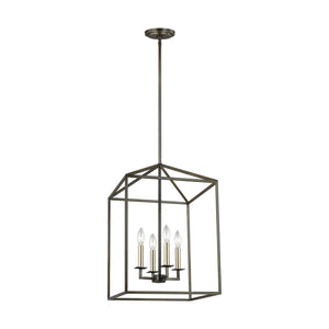 Generation Lighting. - 5215004-710 - Four Light Hall / Foyer - Perryton - Bronze