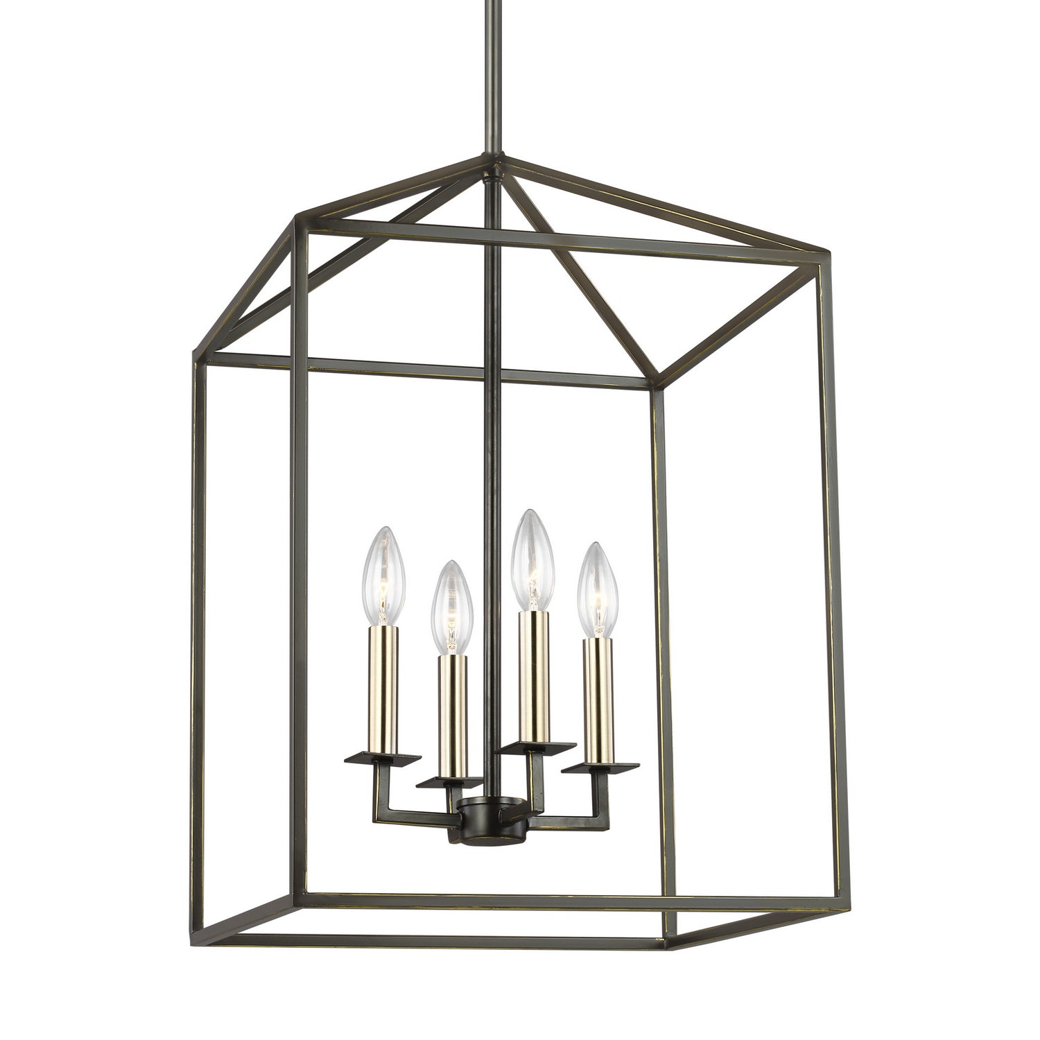 Generation Lighting. - 5215004-710 - Four Light Hall / Foyer - Perryton - Bronze