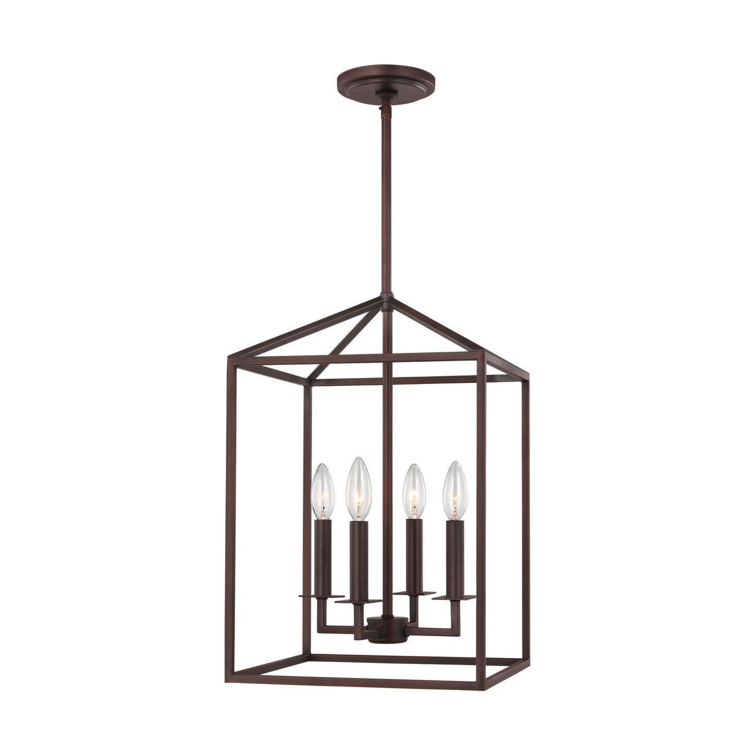 Generation Lighting. - 5215004EN-710 - Four Light Hall / Foyer - Perryton - Bronze