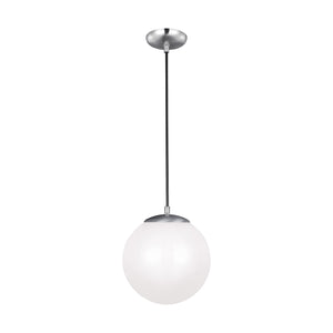 Visual Comfort Studio - 602093S-04 - LED Pendant - Leo - Hanging Globe - Satin Aluminum