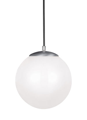 Visual Comfort Studio - 602093S-04 - LED Pendant - Leo - Hanging Globe - Satin Aluminum