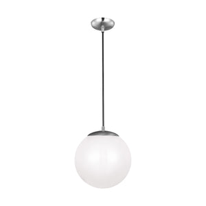 Visual Comfort Studio - 602293S-04 - LED Pendant - Leo - Hanging Globe - Satin Aluminum