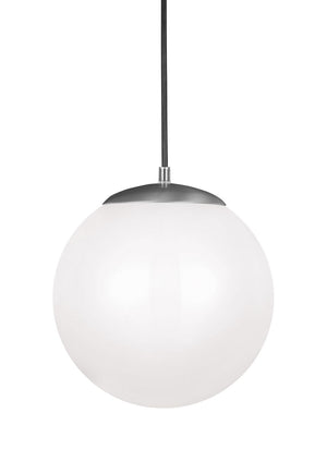 Visual Comfort Studio - 602293S-04 - LED Pendant - Leo - Hanging Globe - Satin Aluminum