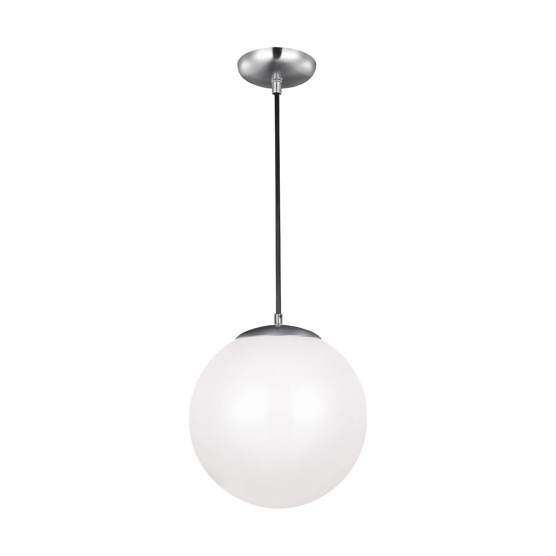 Visual Comfort Studio - 602493S-04 - LED Pendant - Leo - Hanging Globe - Satin Aluminum