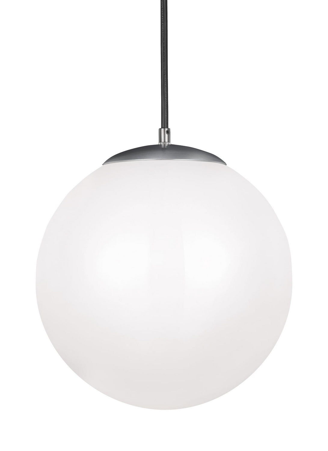 Visual Comfort Studio - 602493S-04 - LED Pendant - Leo - Hanging Globe - Satin Aluminum