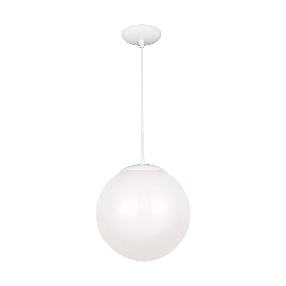 Visual Comfort Studio - 602493S-15 - LED Pendant - Leo - Hanging Globe - White