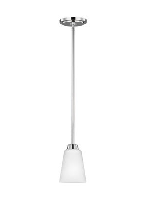 Generation Lighting. - 6115201-05 - One Light Mini-Pendant - Kerrville - Chrome