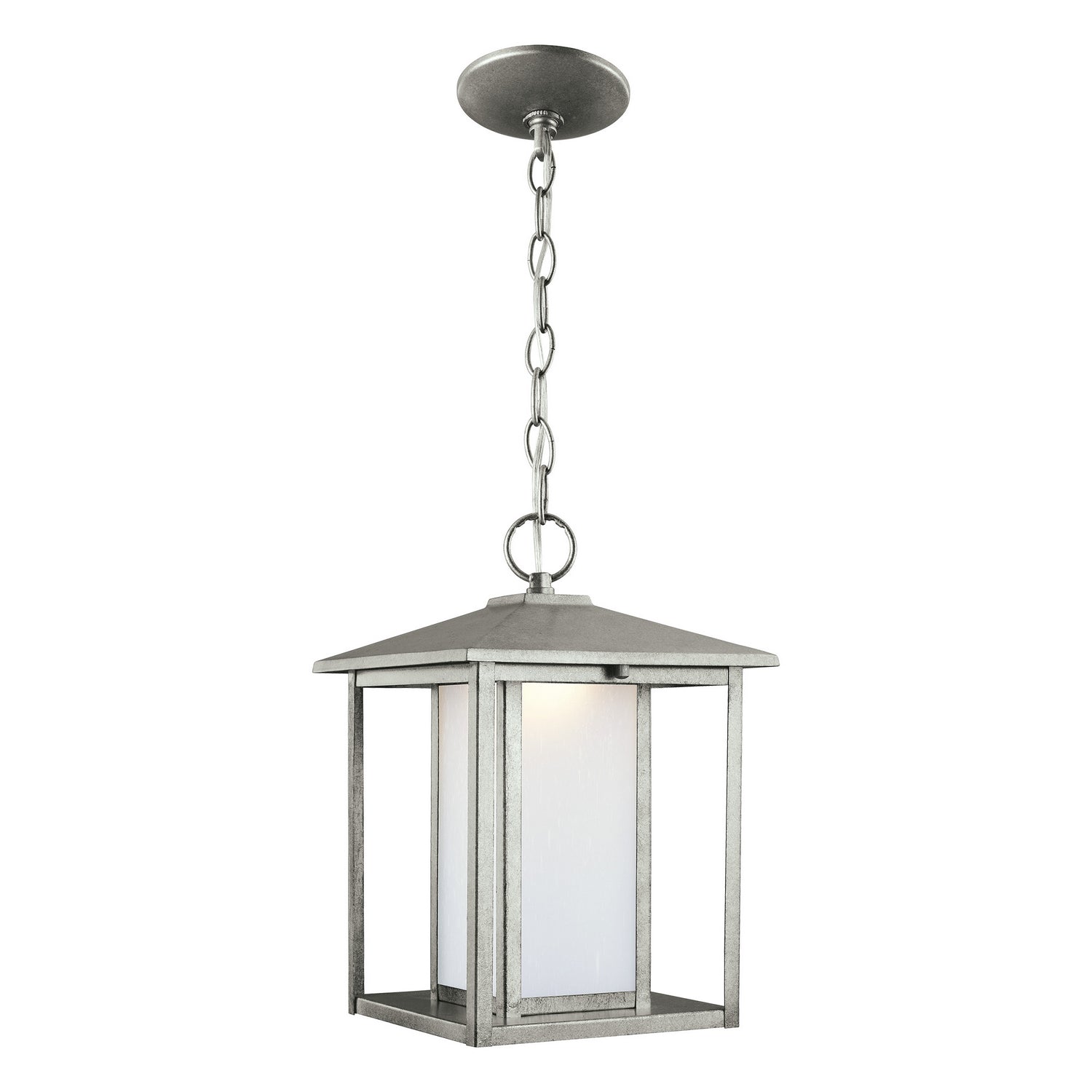 Generation Lighting. - 6902997S-57 - LED Outdoor Pendant - Hunnington - Weathered Pewter