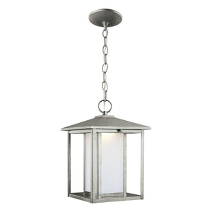 Generation Lighting. - 6902997S-57 - LED Outdoor Pendant - Hunnington - Weathered Pewter