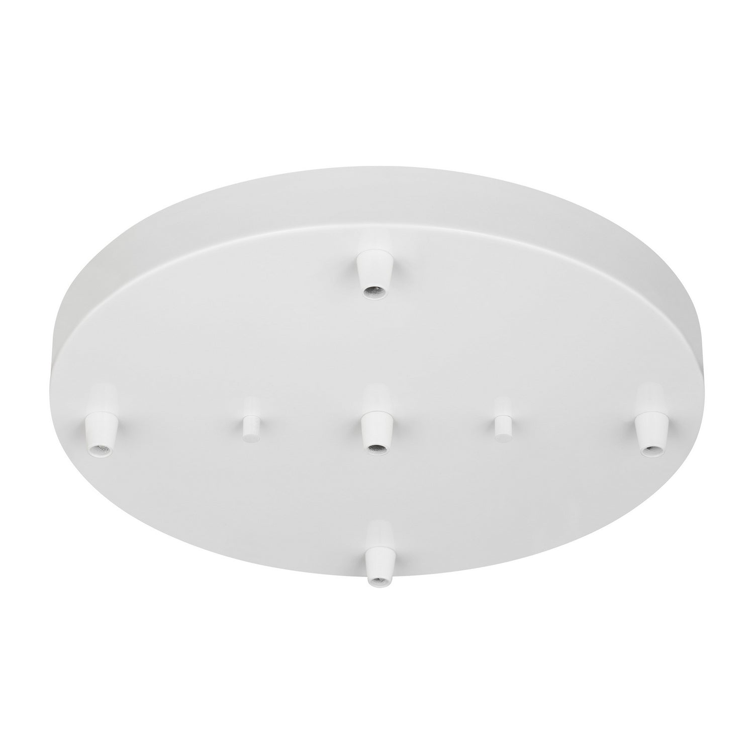 Generation Lighting. - 7449405-15 - Five Light Cluster Canopy - Multi-Port Canopy - White