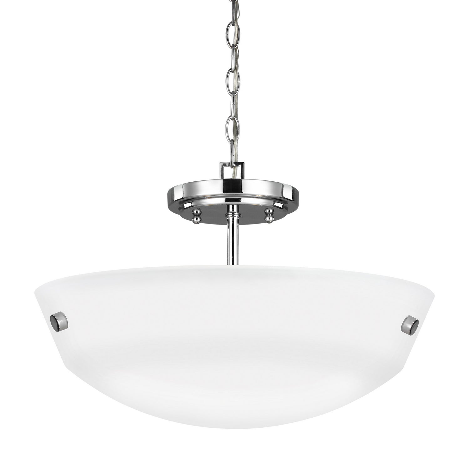 Generation Lighting. - 7715202EN3-05 - Two Light Semi-Flush Convertible Pendant - Kerrville - Chrome