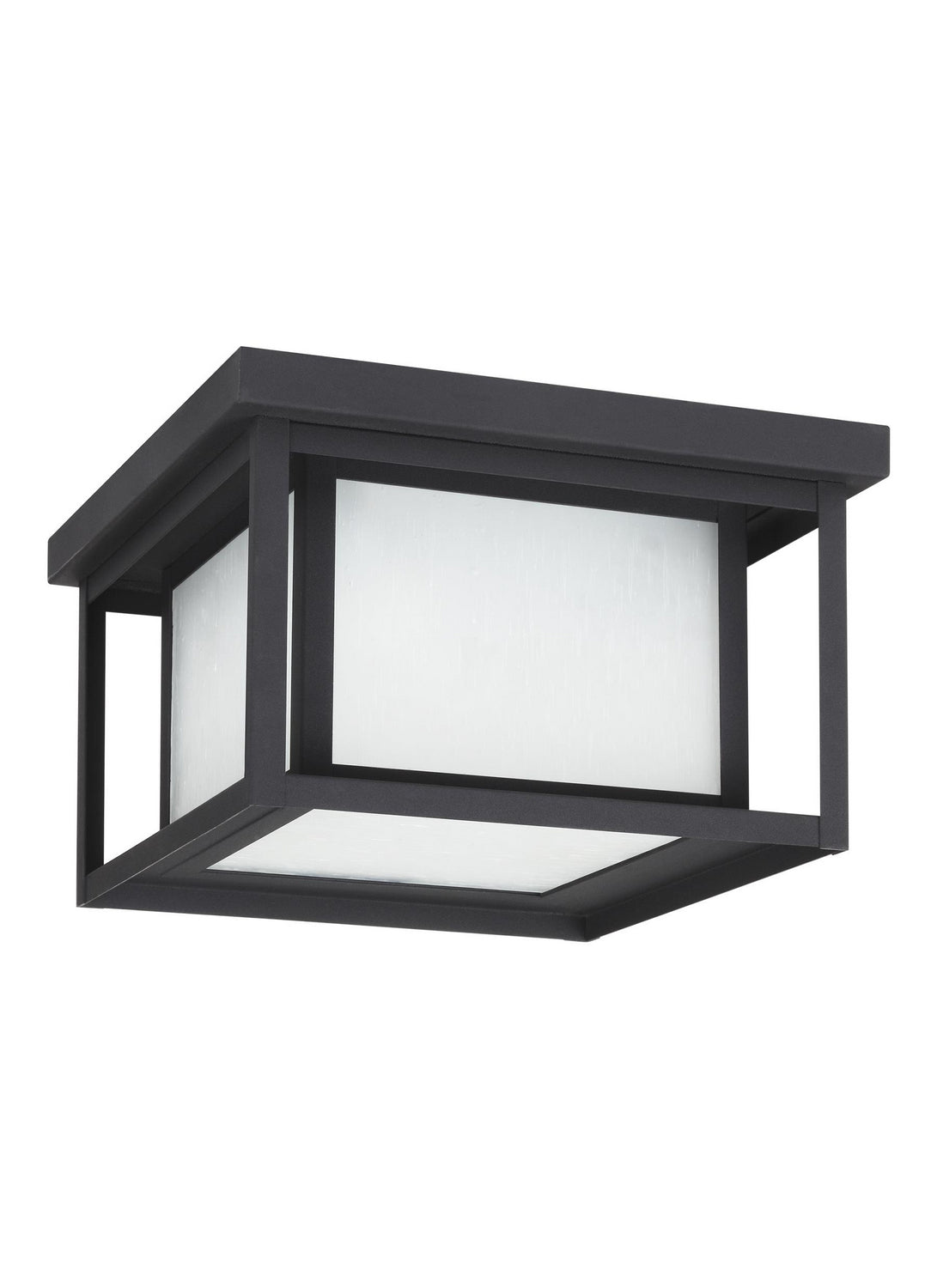 Generation Lighting. - 7903997S-12 - LED Outdoor Flush Mount - Hunnington - Black